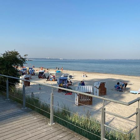 Moderne 3-Zi-Wohnung Mit Meerblick Direkt Am Strand 沙博伊茨 外观 照片