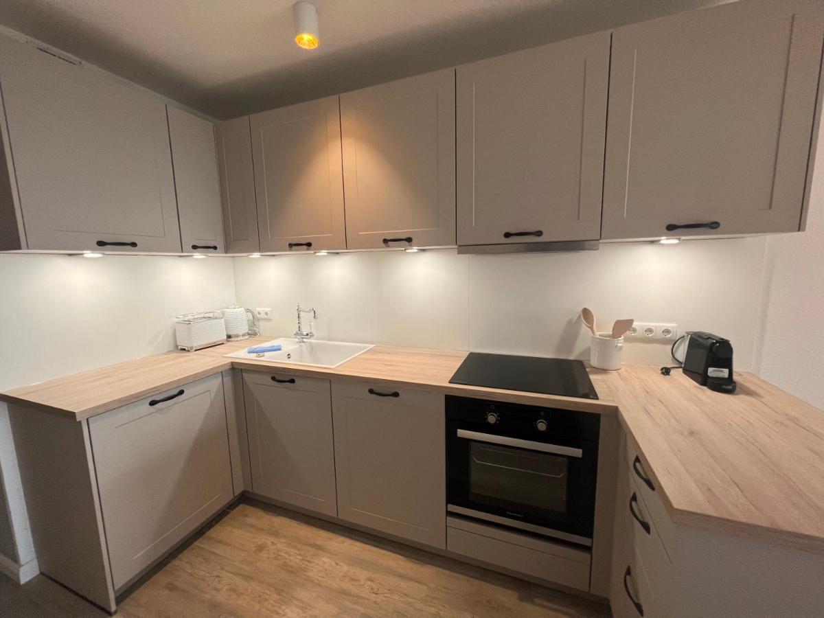 Moderne 3-Zi-Wohnung Mit Meerblick Direkt Am Strand 沙博伊茨 外观 照片