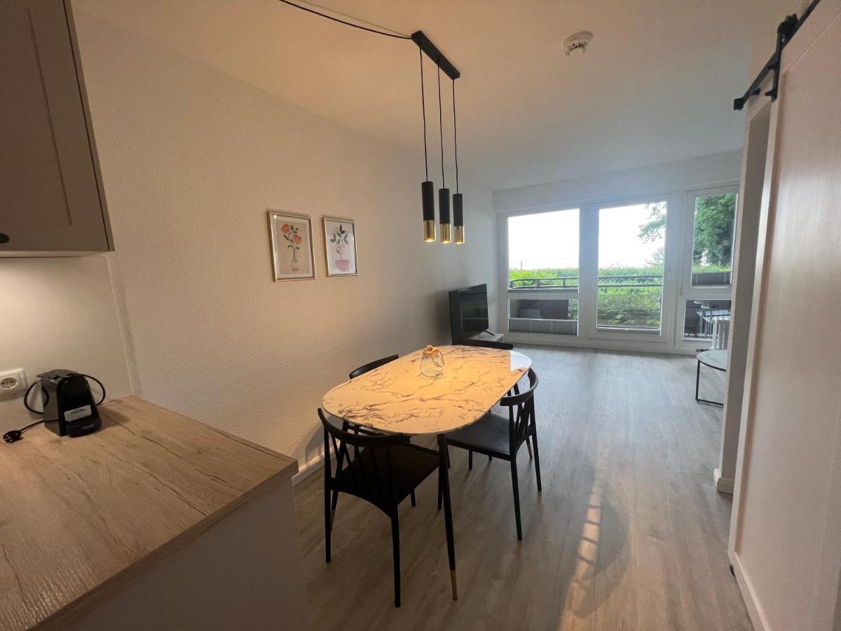 Moderne 3-Zi-Wohnung Mit Meerblick Direkt Am Strand 沙博伊茨 外观 照片